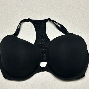 Victoria’s Secret 38DD black bra with sequin back accents